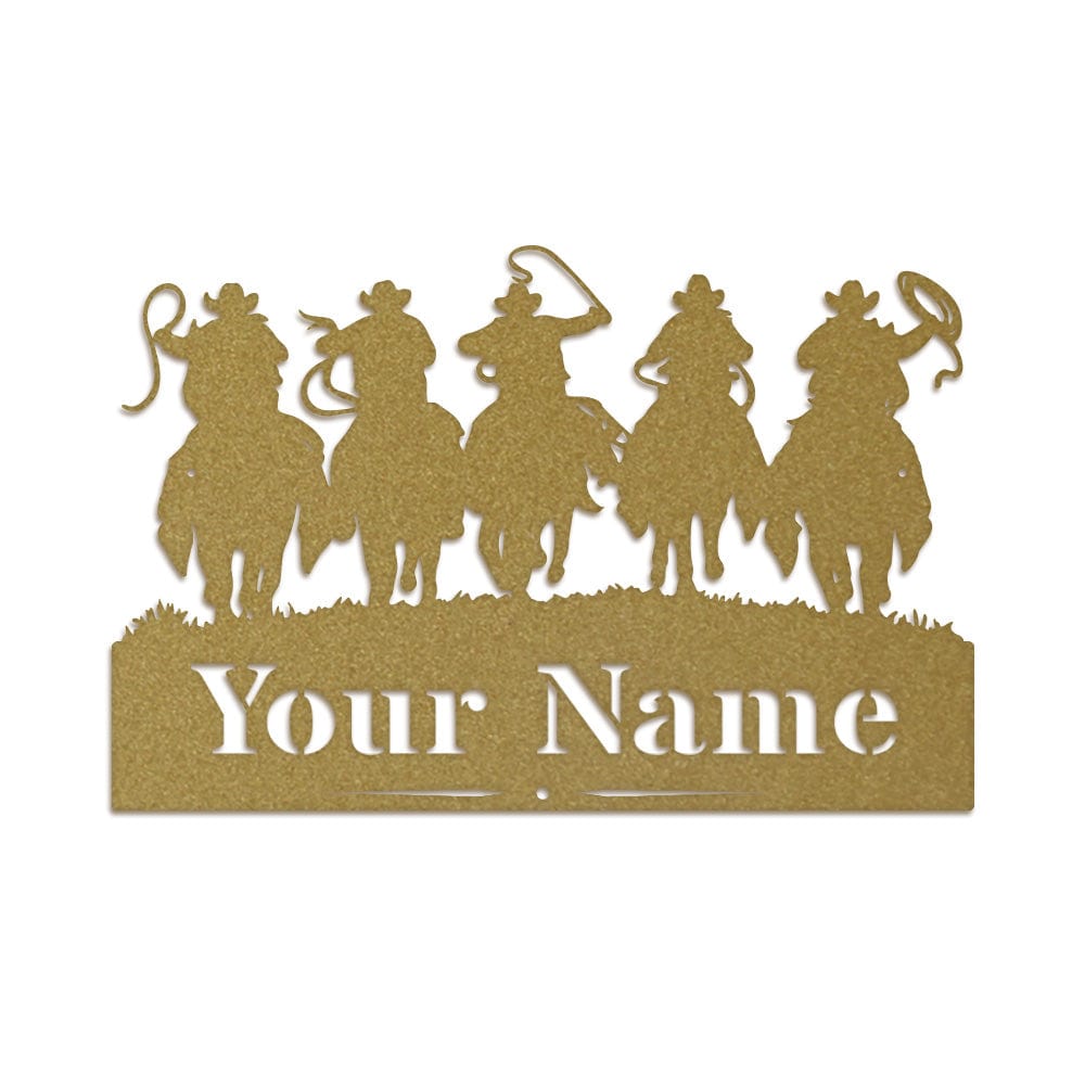 Western Posse Cowboy Monogram