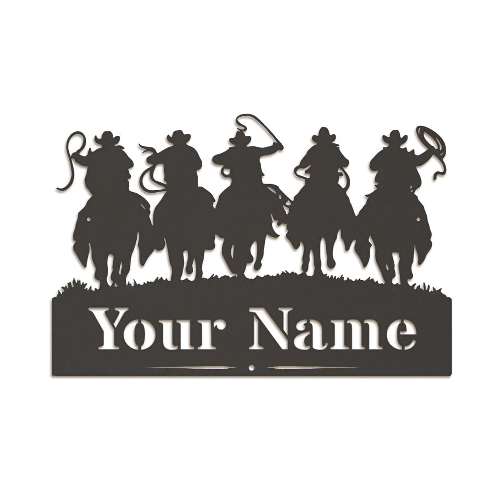Western Posse Cowboy Monogram