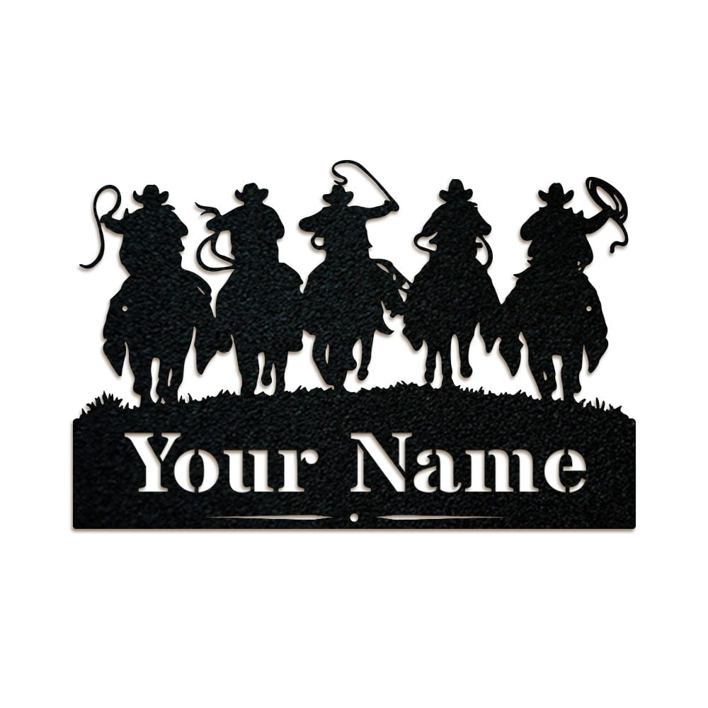 Western Posse Cowboy Monogram