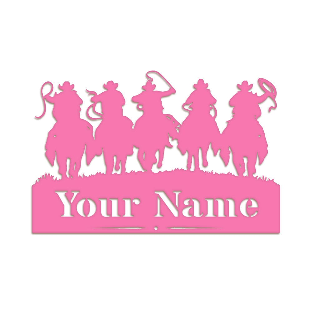 Western Posse Cowboy Monogram