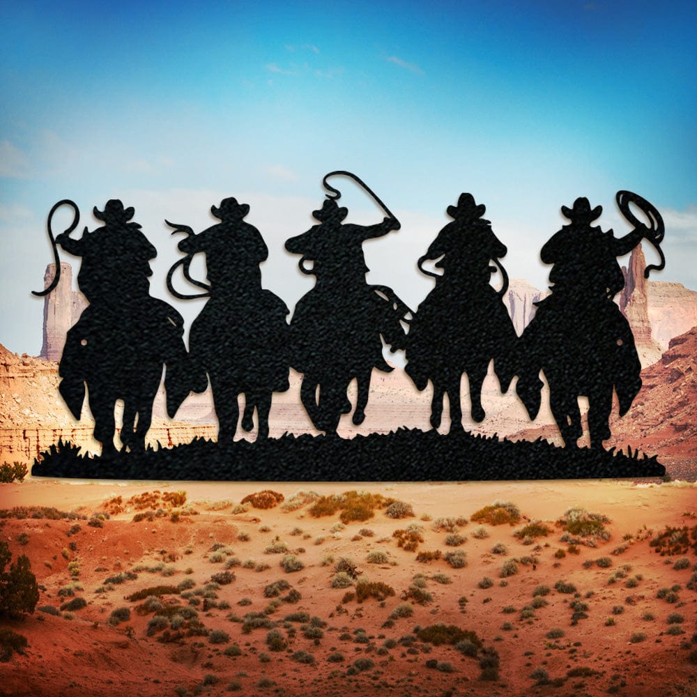Western Posse Cowboy Mural